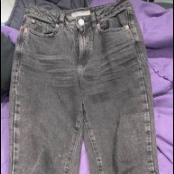 Black Garage Mom Jeans. Size 1 - Picture 2 of 2